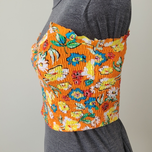 Zara Smocked Tube Top - Picture 6 of 10